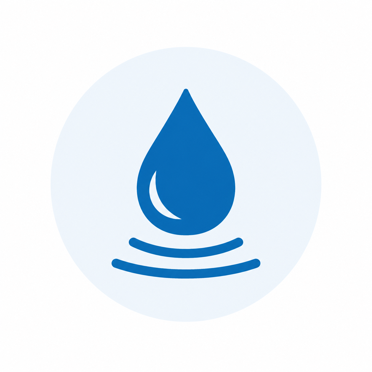Water damage restoration icon
